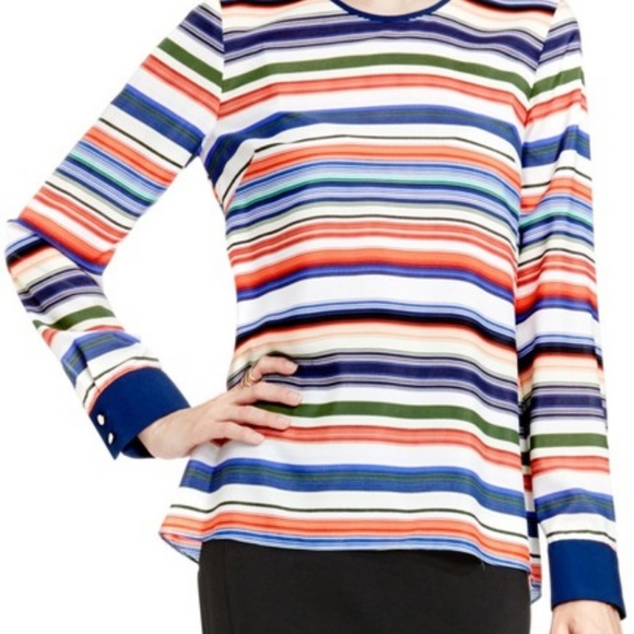Vince Camuto Tops - NWT Vince Camuto Striped Long Sleeve Top